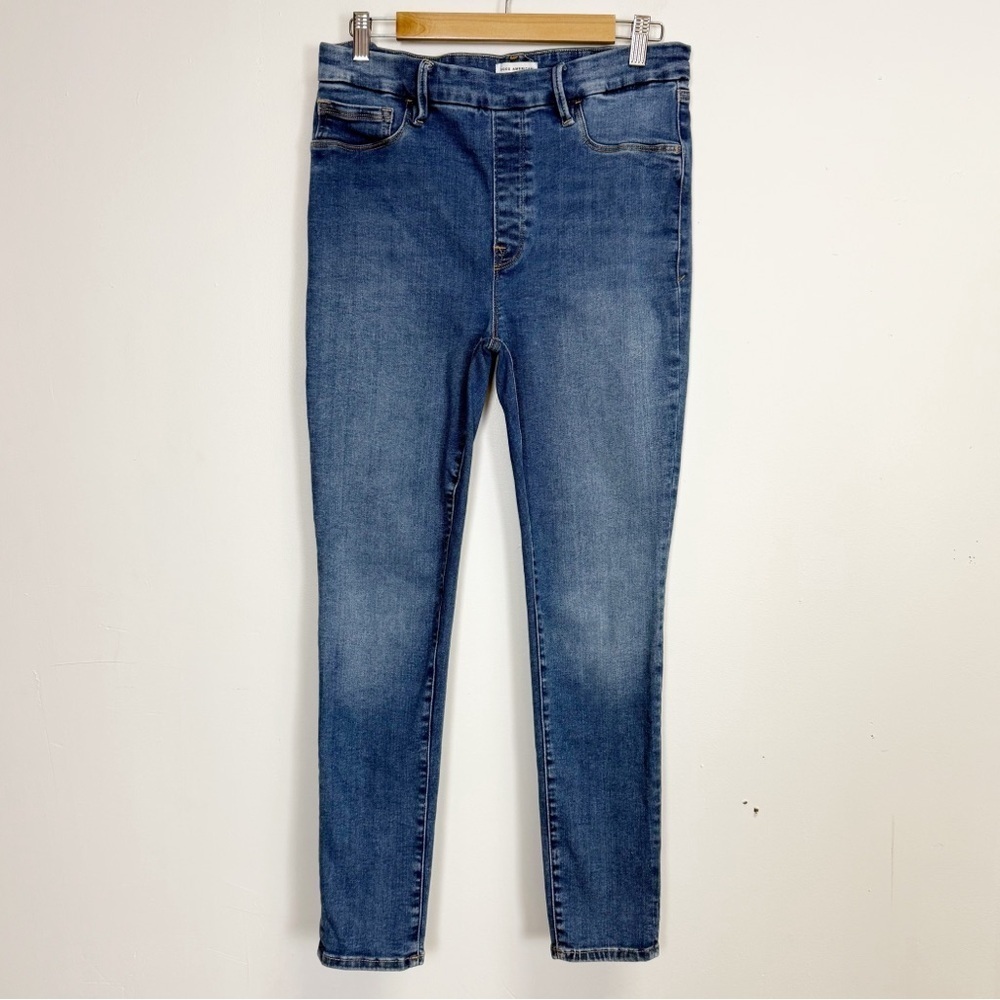 Good American Pull On Jeans Womens Size 4 Blue GCV478T Indigo Blue